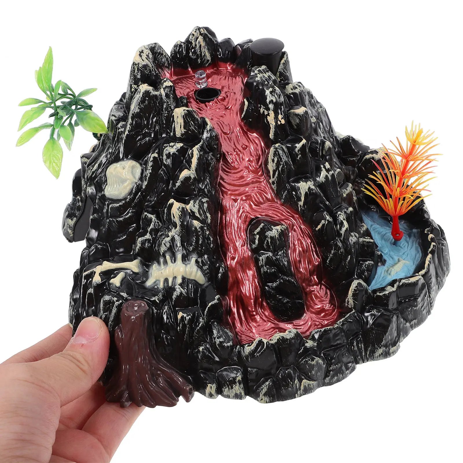 

Портативный декоративный вулкан с эффектом распыления тумана и иммерсивными светозвуковыми эффектами для комнаты или стола