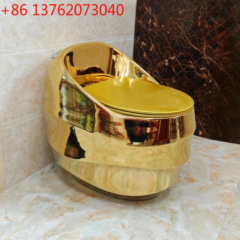 

Роскошное золотое сиденье для унитаза с сифоном Super Spin Golden Flower для дома и отелей, дизайнерская модель