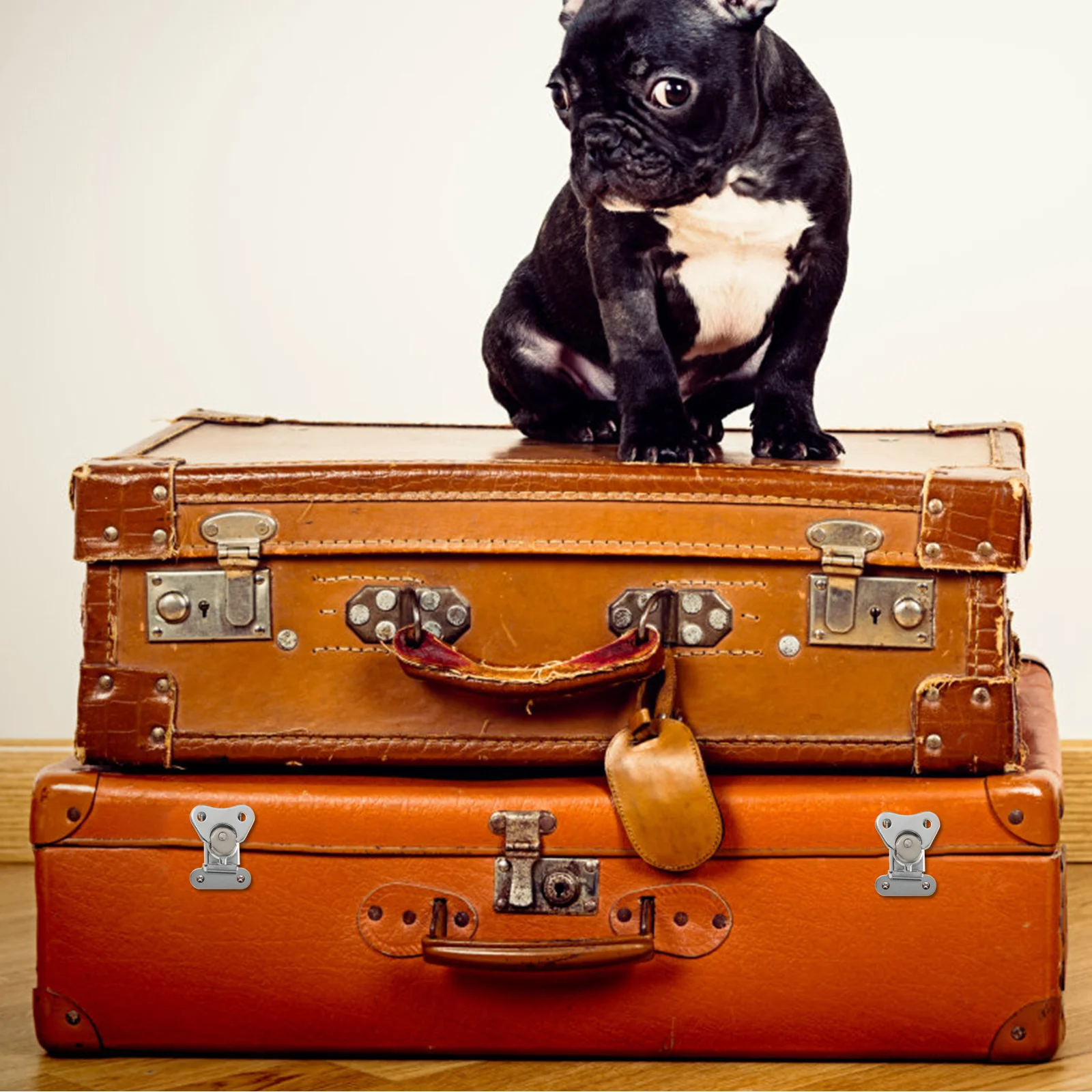 

4pcs Butterfly Latch Lock Spring Loaded Recessed Toggle Latch For Toolbox Cabinet Durable Hardware Fastener