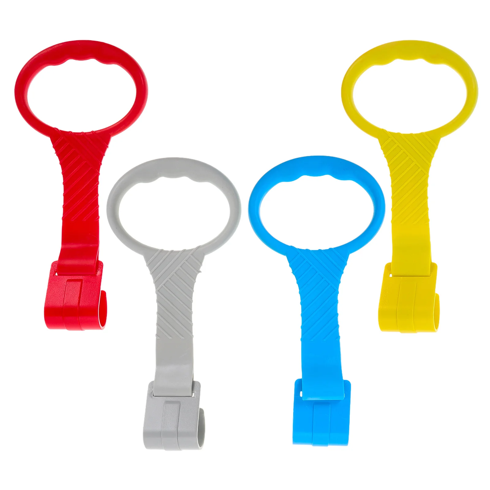 4Pcs Baby Pull Up Rings Crib Pull Up Bars Walking Assistance Infant Standing Support Baby Bed Toddler Toddler Crib Hooks
