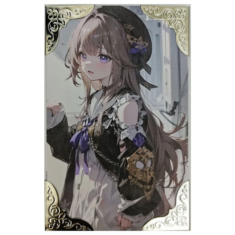 Anime Goddess Story Rare Refraction Game Collectible Cards Kafka Sangonomiya Kokomi Shenhe Fischl Toys for boys Birthday Present