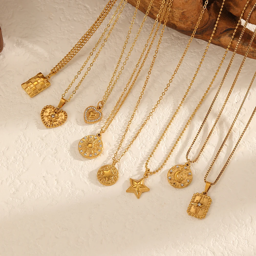 Niedliche, bunte Öltropfen-Blumen-Anhänger-Halskette für Damen, 18K vergoldeter Edelstahl, modisches Schmuckgeschenk – Detail 2