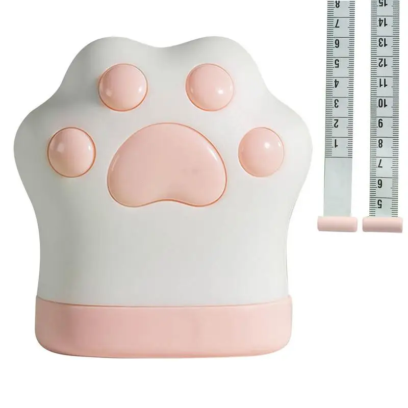 Sewing Tape Measure Scales Rulers For Body With Cat\'s Paw Pattern Design Wide Application For Sewing And Measuring Arm Bust Hip