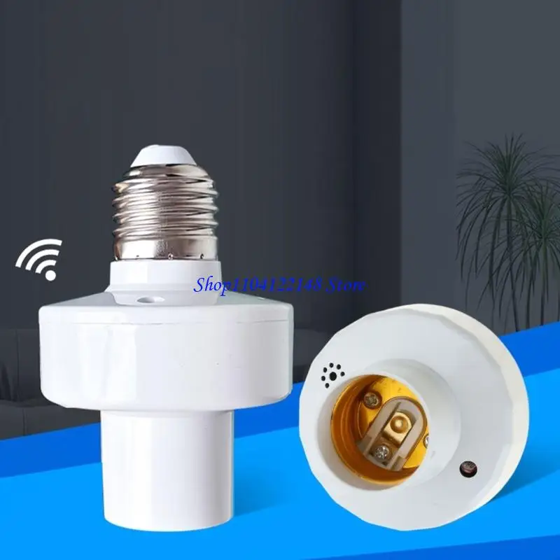 P9FA E27 Screw In Motion Activated Light Holder Motion Sensors Light Socket with Delay Timers for Home Illuminations Lighting