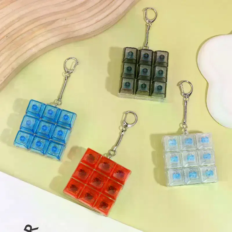 

9-клавишные колпачки для клавиатуры на палец, игрушка для снятия стресса, кнопка, колпачок для ключей, механическая кнопка для клавиатуры, игрушки для снятия стресса