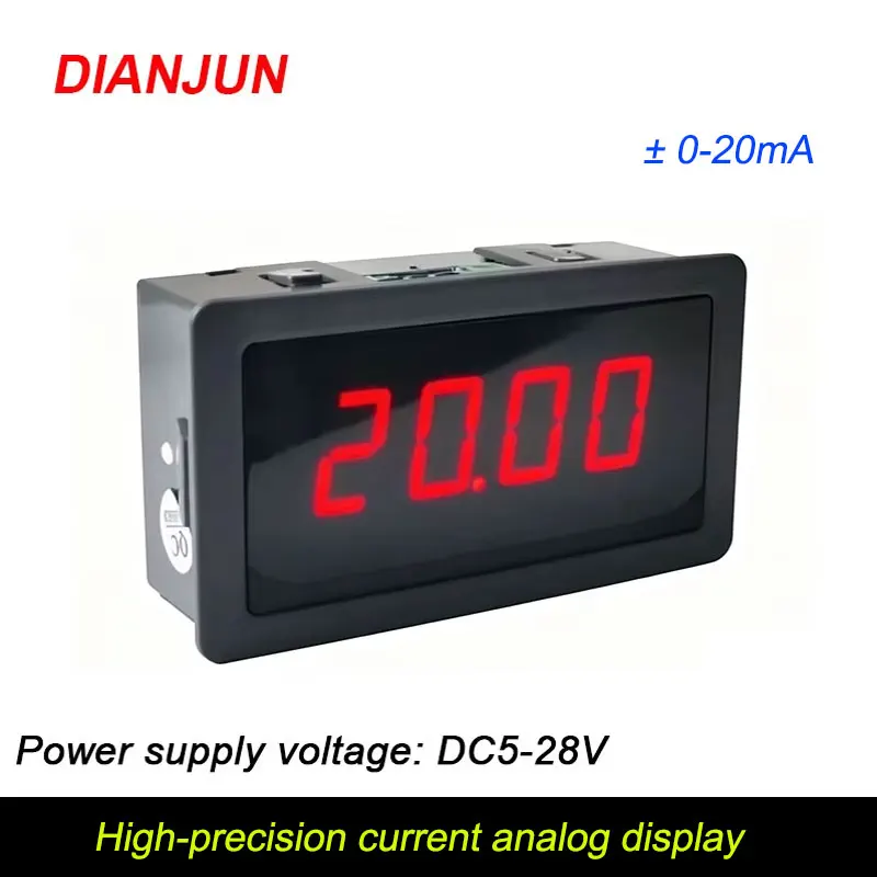 Q02h01b 0-4-20ma Current Analog Measurement High Precision Digital Display Instrument Proportional Display
