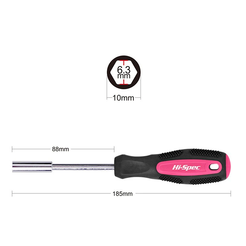 Bit 6.3mm Hex Adapter Screwdriver  Handle Magnetic Head Screwdriver Bit Holder Multifunctional Magnetic