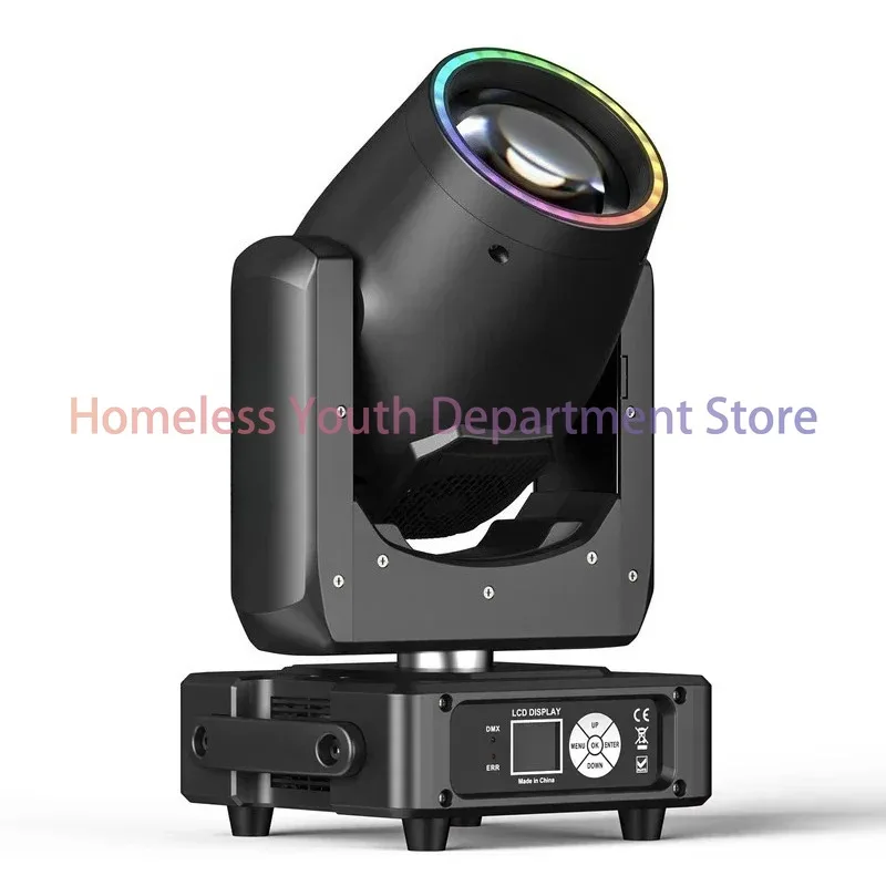 230W Moving Head Lights RGBW DMX512 Stage Lights DMX Controlled Sound Activated Play DJ Light For Wedding Party Music