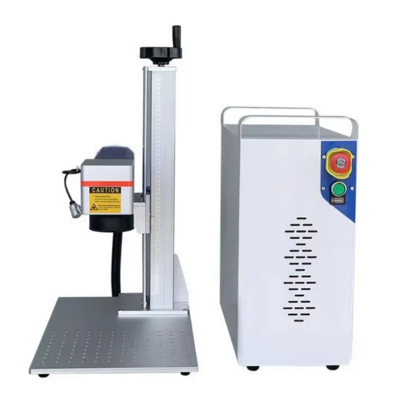 High Accuracy Desktop Jpt Raycus Max Portable Metal 30 Watt Fiber Laser Marking Machine