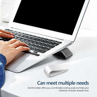 4Pcs Laptop Riser Holder Universal Stand Cooling Ventilated Notebook Computer Keyboard Holder Office Home Laptop Stand