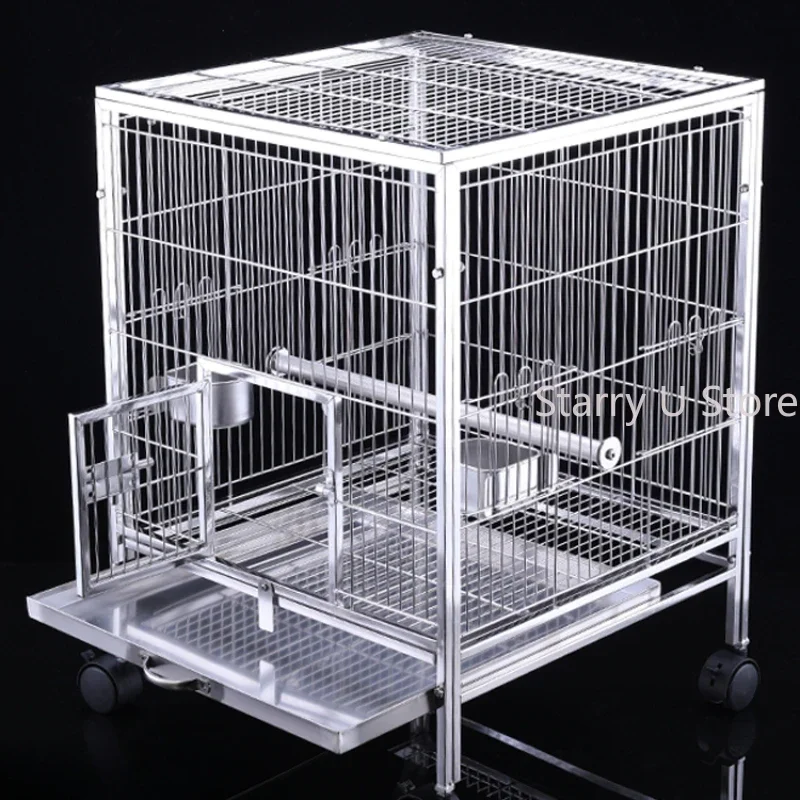 Imagem -02 - Hut Bird Cage para Parrot Hut Bird Gaiolas Budgie Stand Feeder House Outdoor Bird Cage Acessórios e Suprimentos Rr50bn