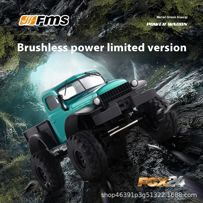 

2025 New FMS 1/24 FCX24 Xiaoqi Car Bucket Edition Remote Control Brushless four-wheel drive off-road climbing car Toy Gift