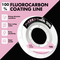ZUKIBO 100% Japan Fluorocarbon Coating Fishing Line Fluorocarbon Leader Nylon Monofilament Fishing Line High Abrasion Resistance