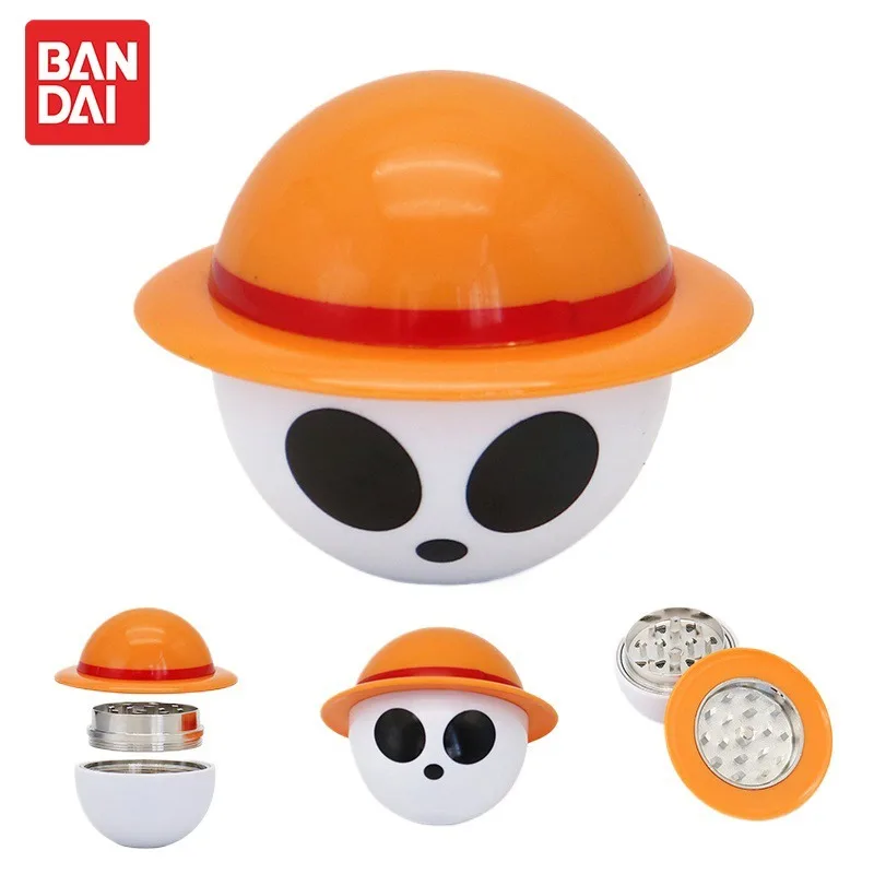 

Bandai One Piece Smoke Grinder Luffy Cartoon Anime Alloy Spherical Model Decoration Smoke Crusher Grinding Christmas Gift Box