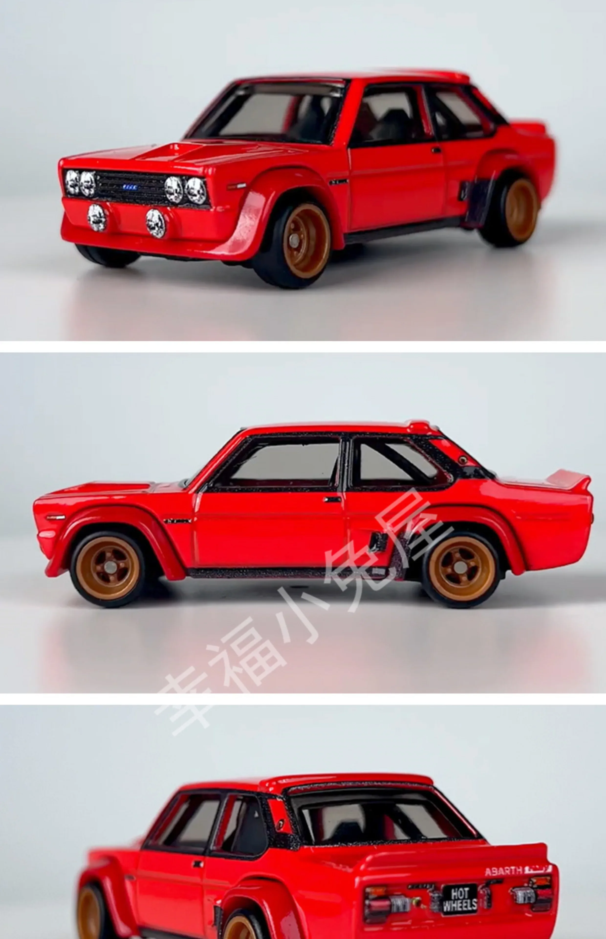 Original Hot Wheels Premium Car Culture Fiat 131 Abarth 1/64 Boys Toys Diecast Modern Classic Alloy Metal Model Birthday Gift