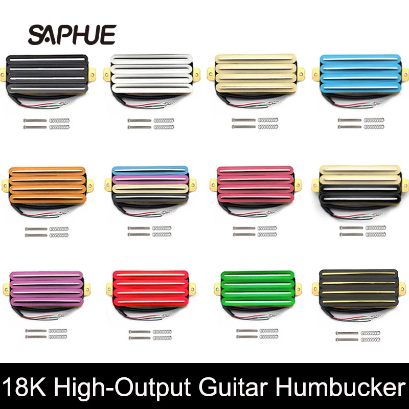 Guitarra elétrica do trilho quente 2-Dual Blade, rendimento elevado, tipo da trilha, quatro bobina Humbucker Pickup, preto, branco, marfim, verde, vermelho