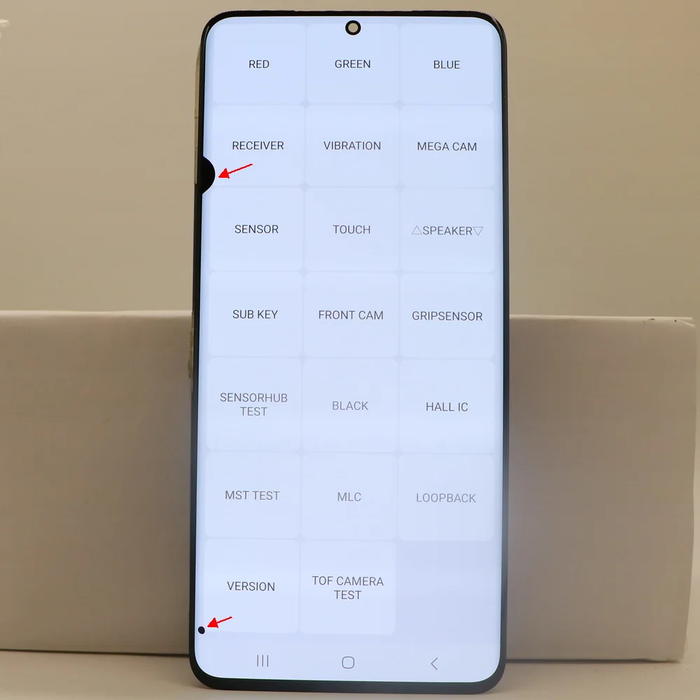With defects For Samsung Galaxy S20 Ultra G988 G988F G988B/DS Display Touch Screen Digitizer Assembly Replacement 100% testing