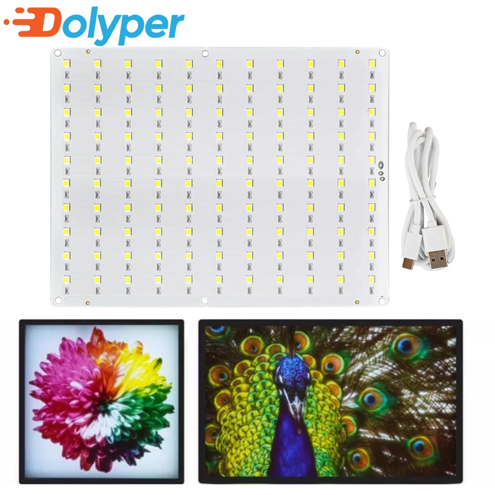 For Bambu Lab Lithophane Led Panel CMYK LED Backlight Board PLA Basic CMYK Lithophane Bundle 3D Printing Lithophane Photo