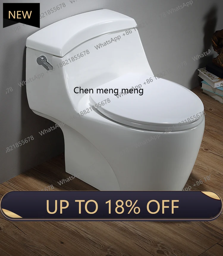 

Z189 Big Impact Hotel Hotel Side Press Toilet Ceramic Water Saving Jet Siphon Toilet Toilet Household