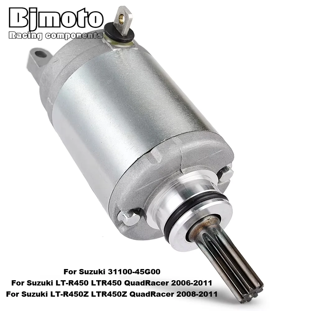 Motorcycle Starter Motor For Suzuki LT-R450 LTR450 QuadRacer 2006-2011 LT-R450Z LTR450Z Quad Racer 2008-2011 31100-45G00