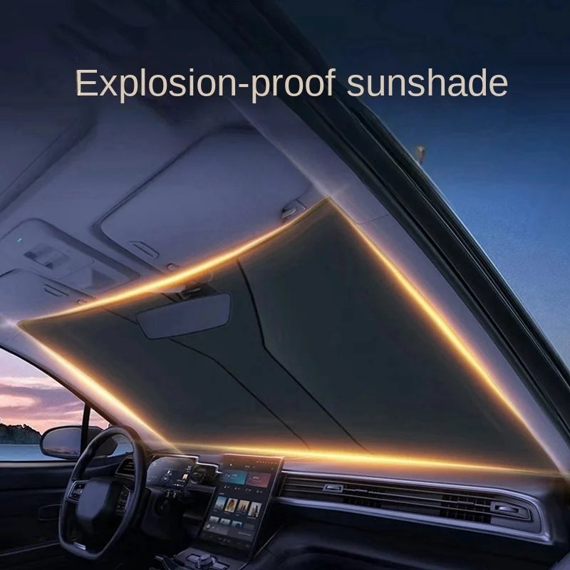 Car Window Sunshade Cover Sun Shade Windshield Visor Protector Windscreen Folding Auto UV Protection Curtain Styling Accessories