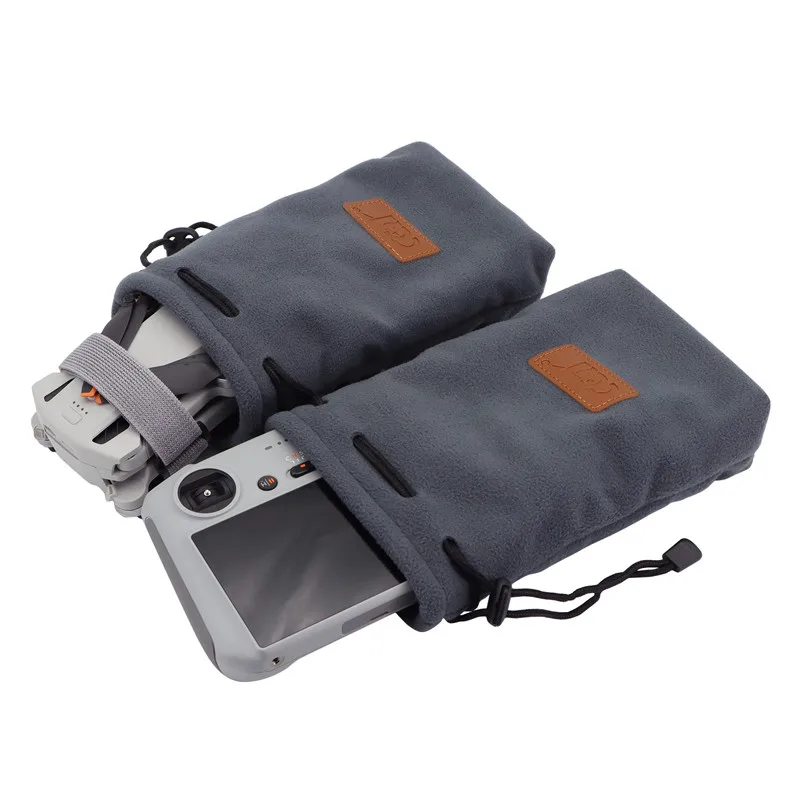 

Plush Storage Bag for DJI Mini 3 4 Pro Portable Handbag Drone Remote Controller Plush Carrying Case Scratch-proof Protector