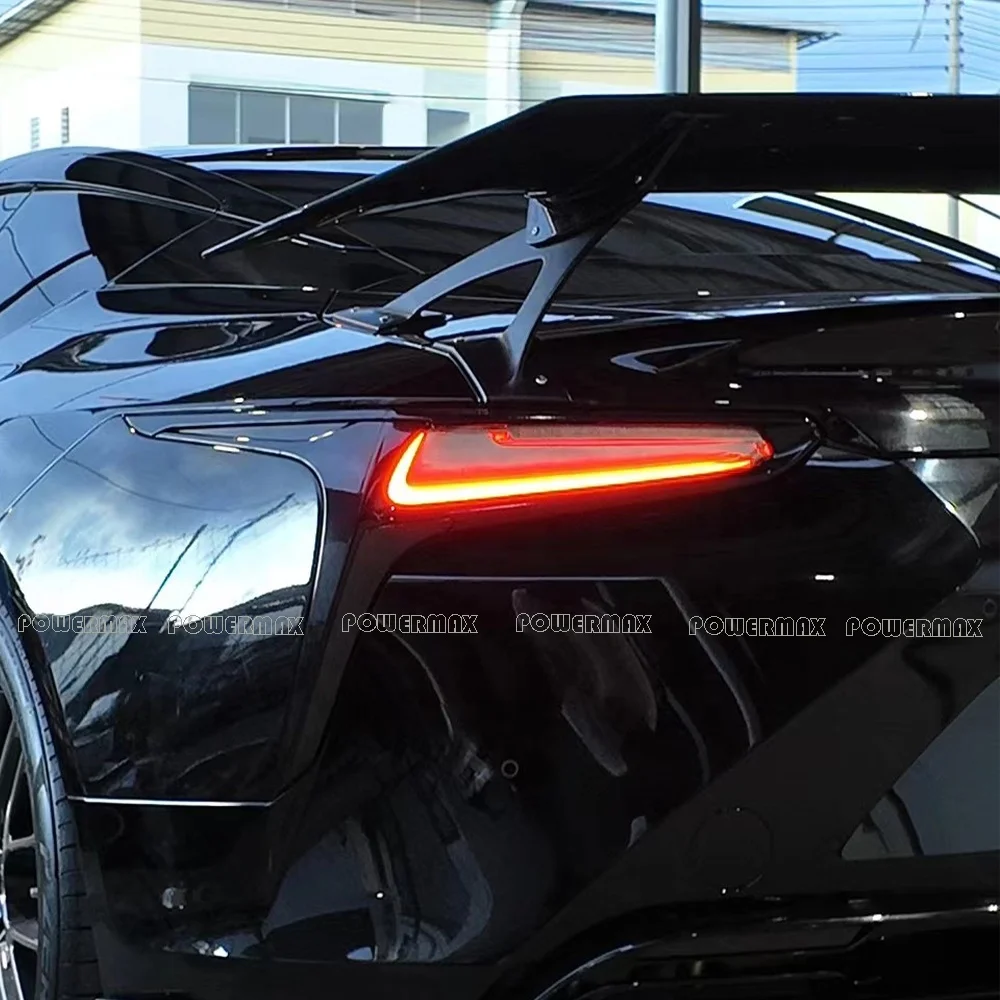 Wholesale Dry Carbon Fiber Art Style Rear Wing for Lexus LC500 LC500H Rear Trunk Wing 4