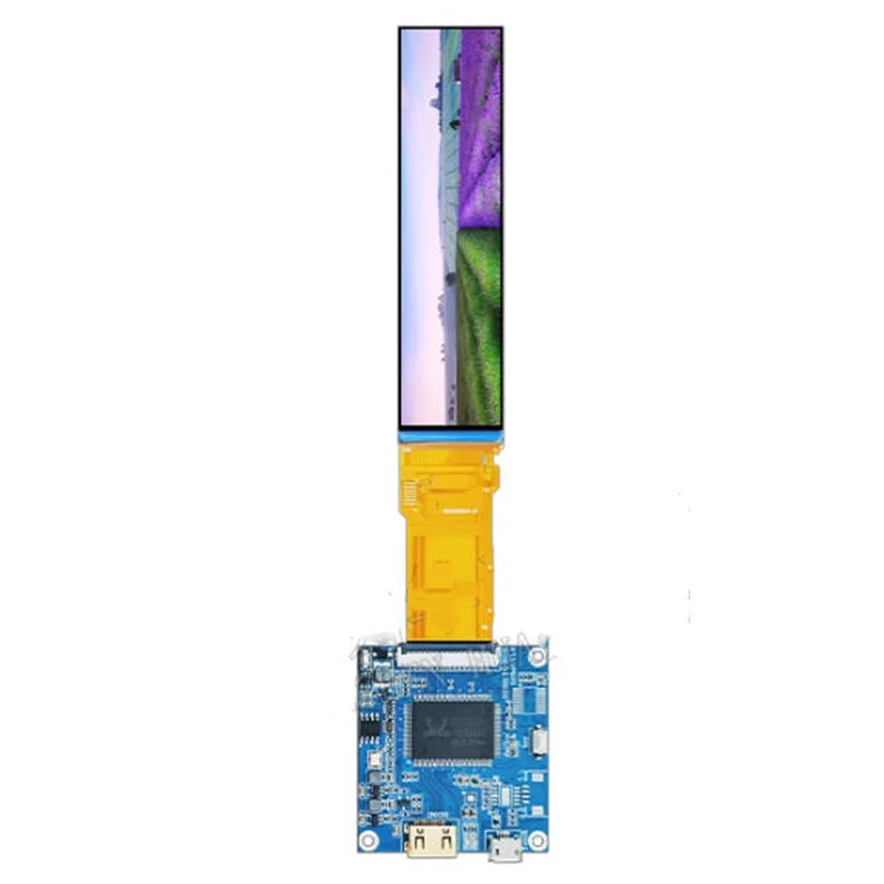 شاشة عرض شريط TFT 3.71 بوصة دقة 240x960 سائق ST7701S المكونات في 40pin مع لوحة للقيادة