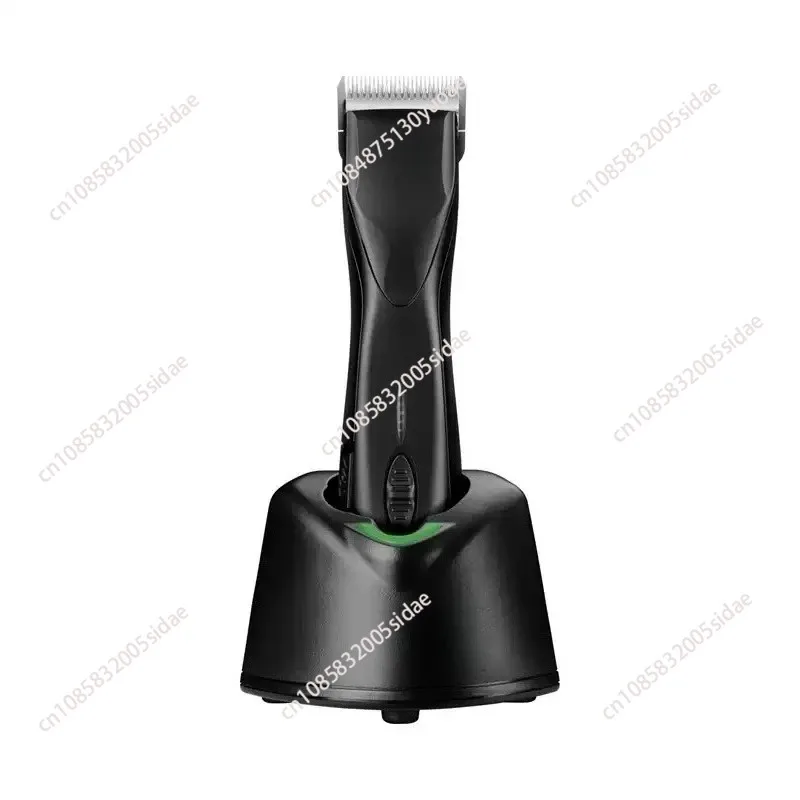Detachable Blade Clipper Cordless Animal Dog Grooming Removable Lithium Ion Battery Charge Light Black
