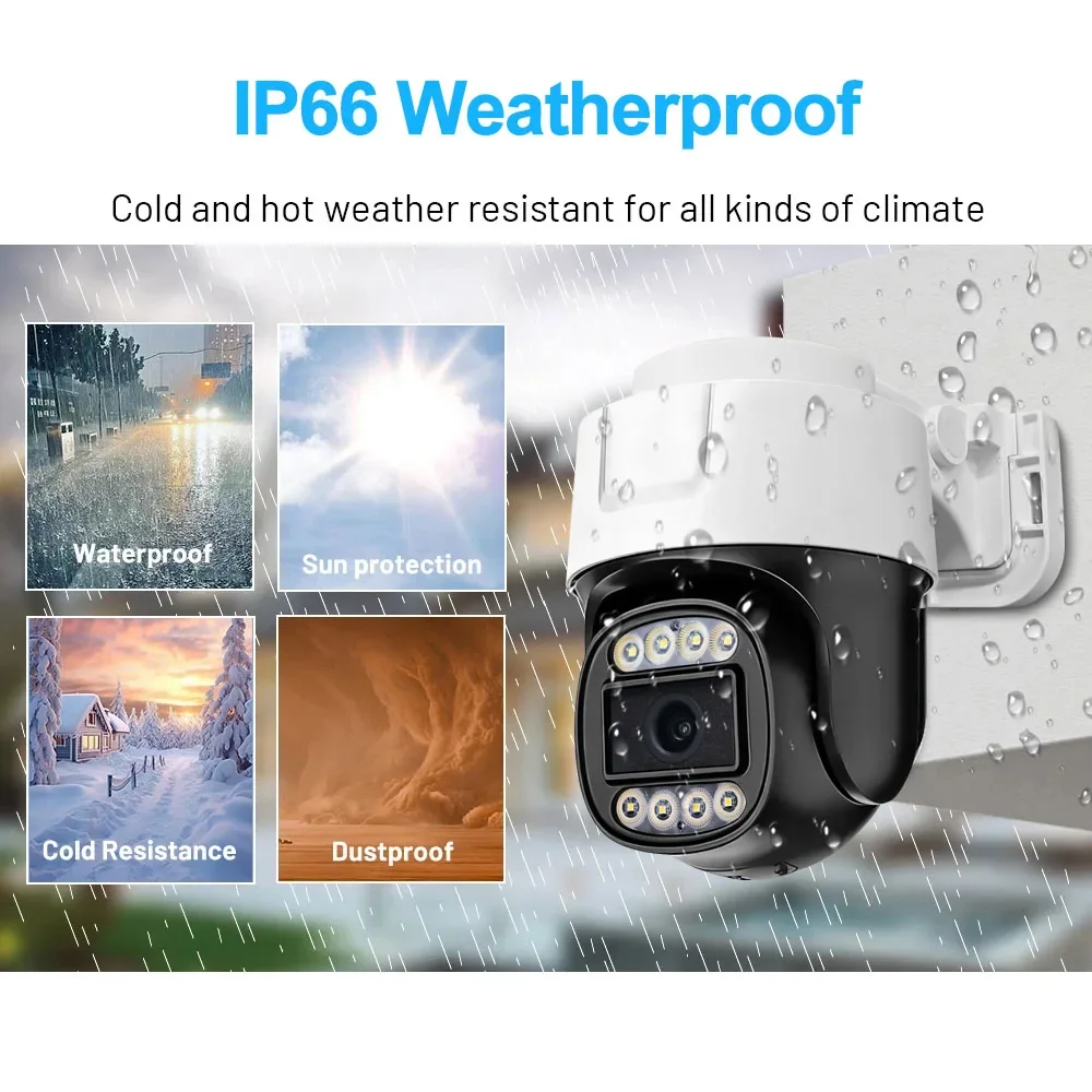 Outdoor 2MP AHD PTZ Camera Full-Color Night Vision UTC Coaxial BNC Audio Coax PTZ Control TVI CVI 4in1 Analog Security Cameras