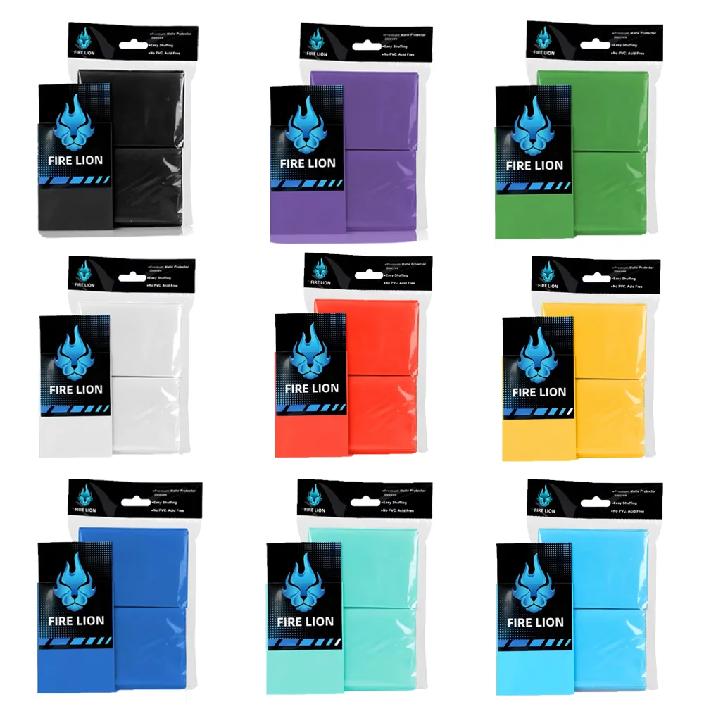 

66x91mm 100PCS Matte Card Sleeves Katana Trading Card Sleeve Holder TCG Cards Protector for Baseball Card MTG TCG Card Sleeves