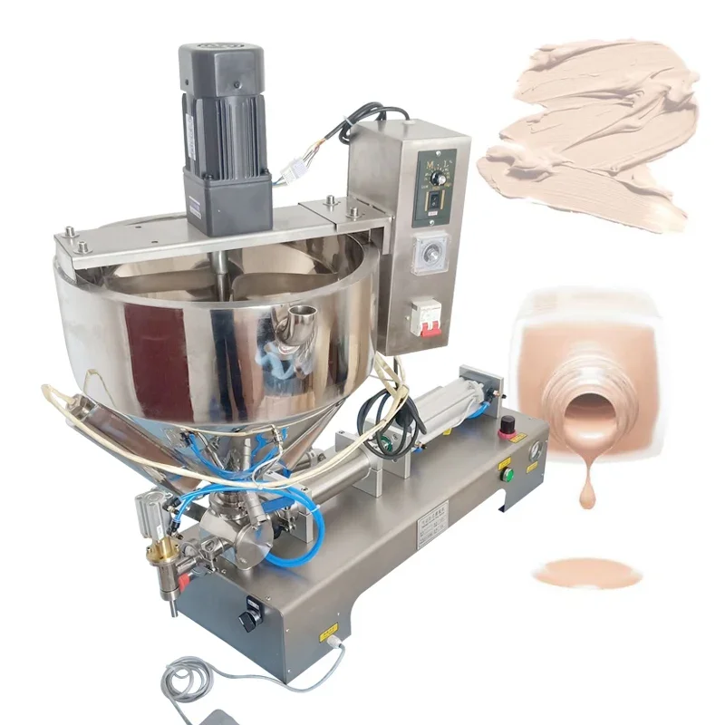 

Filling Machine Single Nozzle Paste Range Packaging Equipment Add Stirring And Heating Function