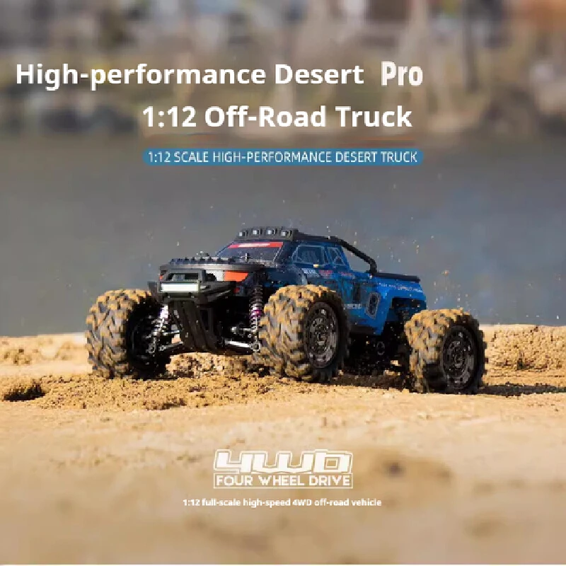 

UDIRC UD12PRO V3 1:12 4WD бесщеточный радиоуправляемый монстр-трак 70 км/ч водонепроницаемая пустынная внедорожная игрушка