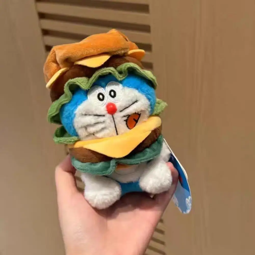 Doraemon Cross Dressing Series Soft Plush Doll Keychain In-Vehicle Backpack Hang Ornament Desktop Decoration Friend Holiday Gift