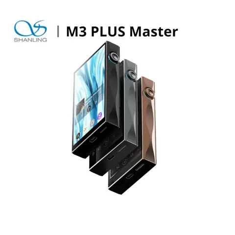 SHANLING M3 PLUS Master Portable Digital Audio Music Player Android 13 Hi-Res Audio 4*CS43198 DAC dual OPA612 PCM768 6+64GB