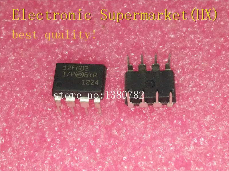 

Бесплатная доставка 50 шт./лот PIC12F683-I/P PIC12F683 DIP-8 новый оригинальный IC в наличии!