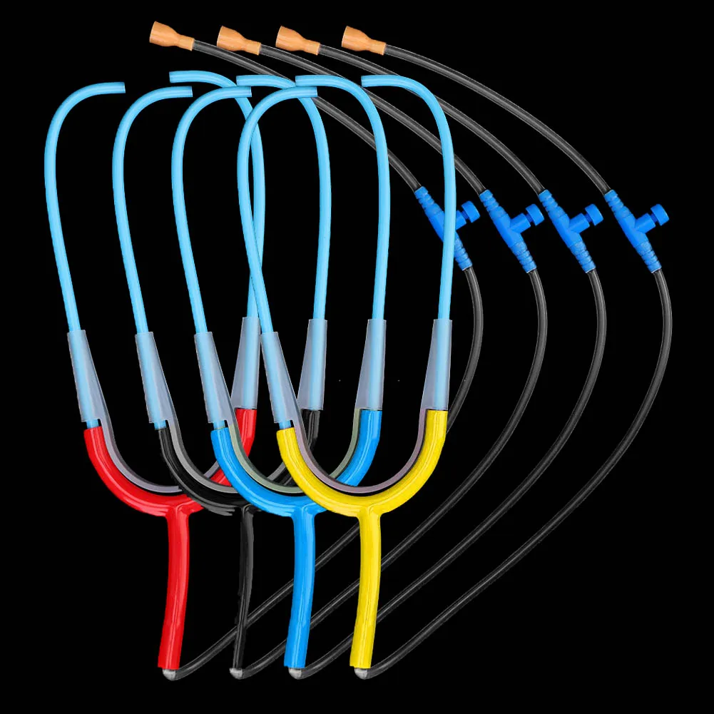 4 Color Binaural Hearing Aid Stethoscope Reduces Noise Medical Headphones Auditions Detection Hearing Aid Auxiliary Health Tools