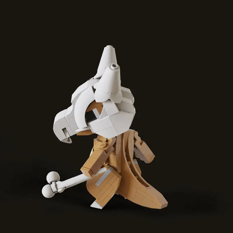 

MOC creative game mini model, small particle assembly, building blocks, DIY office decompression toys, ornaments