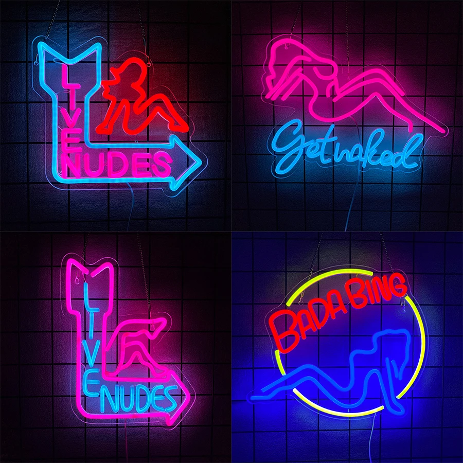 Get Naked Neon Sign…