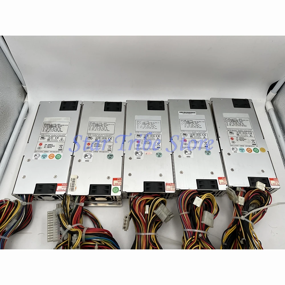 1 Pcs 1U 400W Server Power Supply P1H-6400P 1U 100-240V +5V 25A +12V 12A +3.3V 20A