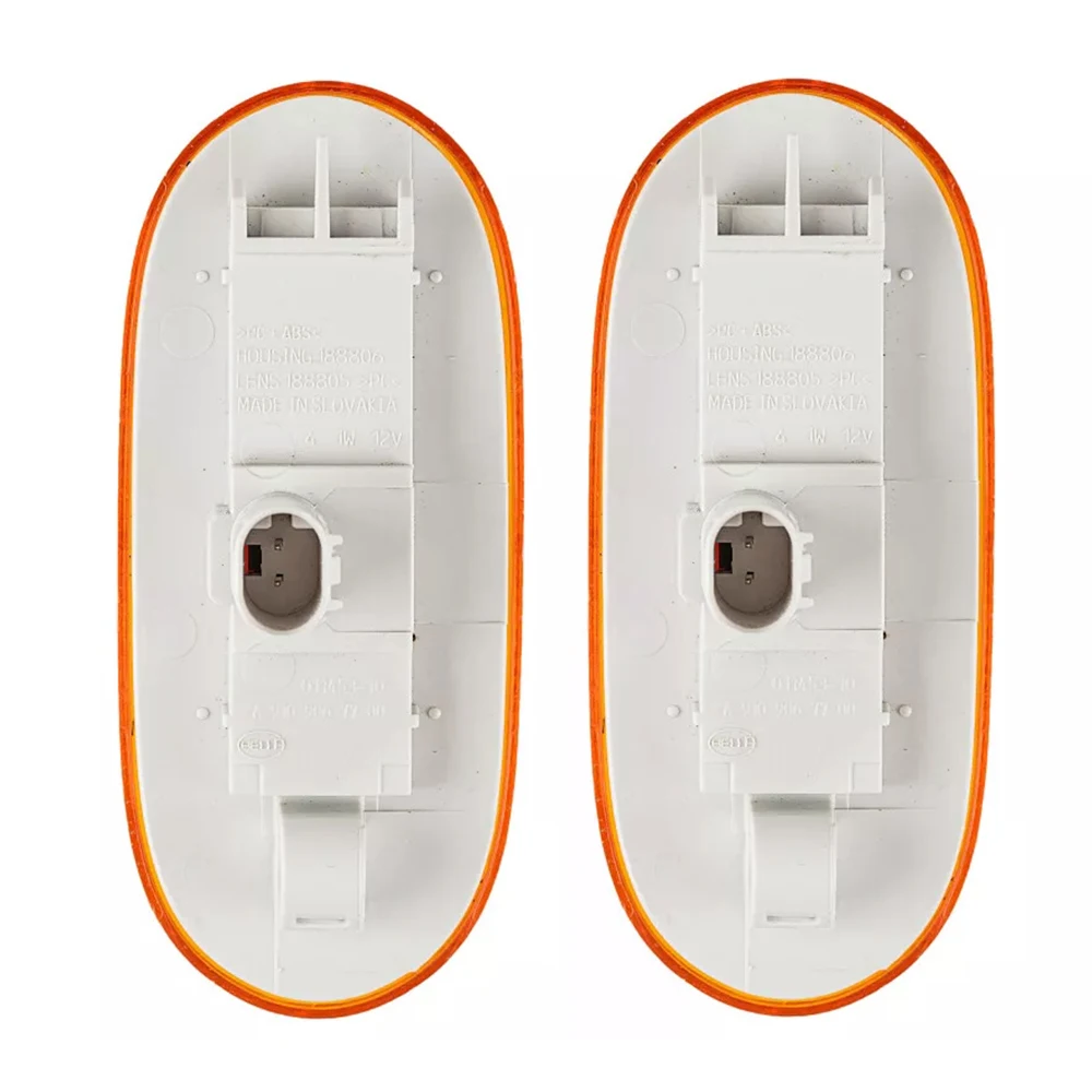 1/2 قطعة العنبر الجانب ماركر عدسة LED مصباح إشارة لمرسيدس العداء W907 W910 2018-2025 سيارة إكسسوارات مضيئة A9068201456 #3