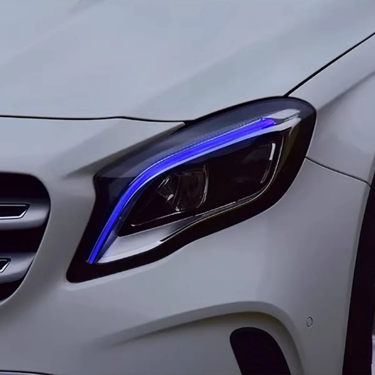 Car Light For Mercedes Benz X156 GLA Headlight 2015-2019 GLA180 GLA200 Full LED Head Lamp Sequential Turn Signal Auto Parts