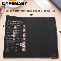 CAFEMASY Green Coffee Defective Beans Grading Pad Coffee Bean Picking Comparison Card Mat Coffee Accessories