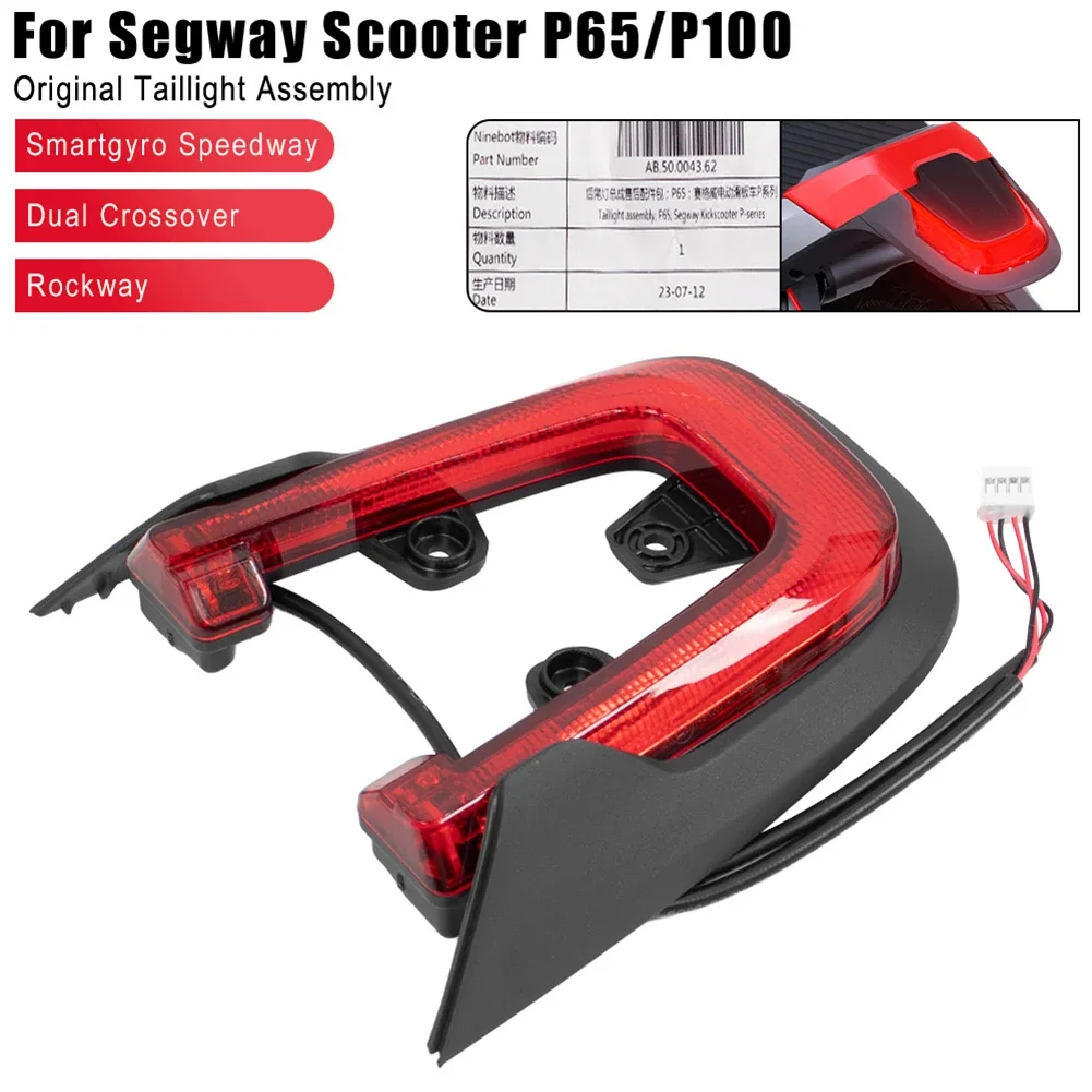 

Scooter Rear Wheel Taillight Assembly For Ninebot P65 P100 P100s Rear Light Replacement Electric Scooter Accessories