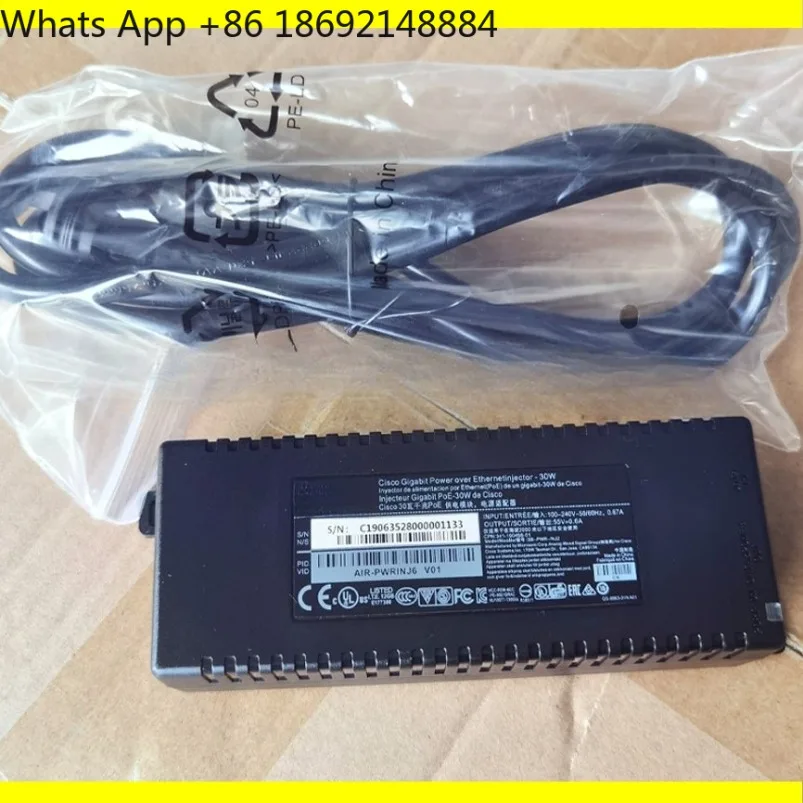 

Новый модуль питания POE AIR-PWRINJ6, адаптер 30W, SB-PWR-INJ2