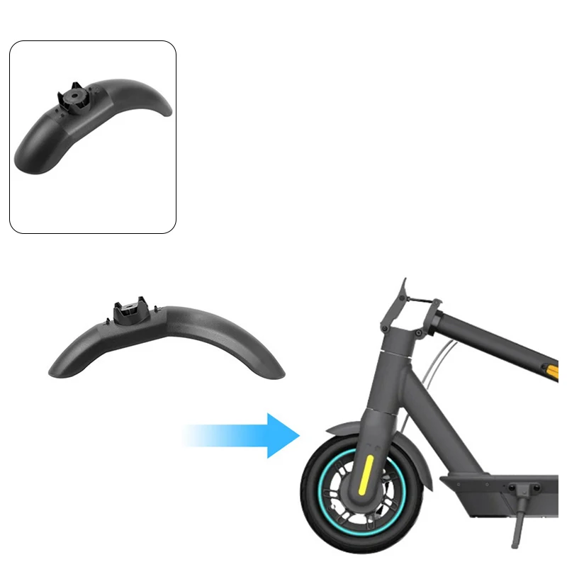 Rear  For Ninebot  Electric Scooter MAX G30 G30D Water Baffle Guard Rear Taillight Wheel Mudguard Accessories