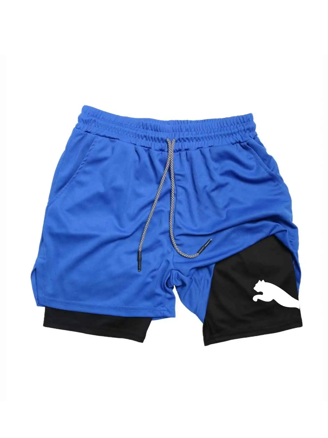 2026 Sommer-Sportshorts 2-in-1 Gym-Laufshorts Langsame Lauf- und Freizeit-Sportbekleidung Fitness-Doppelschicht-Shorts – Detail 5