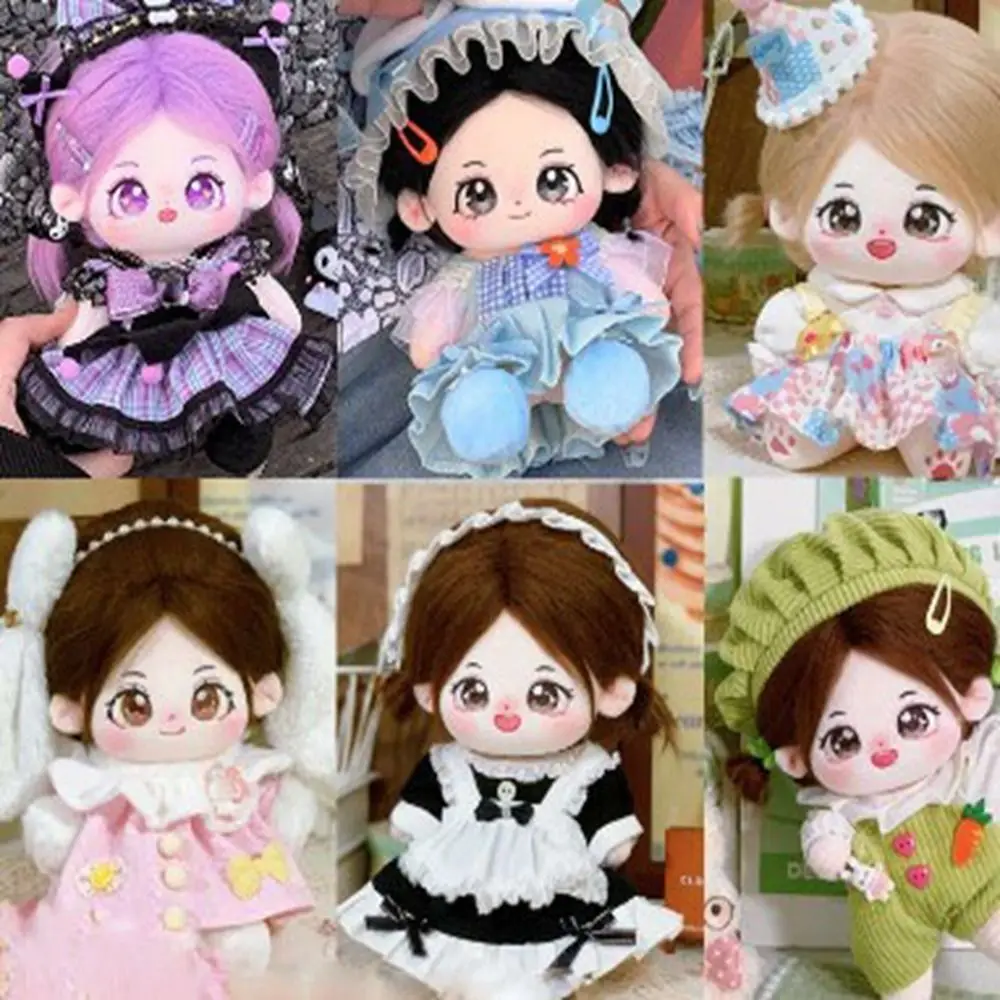 with Cartoon Headband Accessories Doll Lovely Clothes Cute 20 Styles Doll Skirt Plush Dolls Clothes