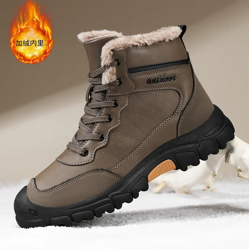 Winter Sport Shoes for Men Sports and Leisure Casual Sneaker Casual Shoes Ankle Boots Cotton-padded Shoes Loafers Fashion New