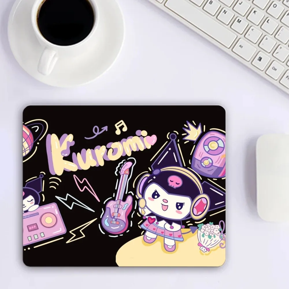 Kuromi Kawaii Mousepad, Overlock Gaming Mat, Acessórios PC, Desk Mat